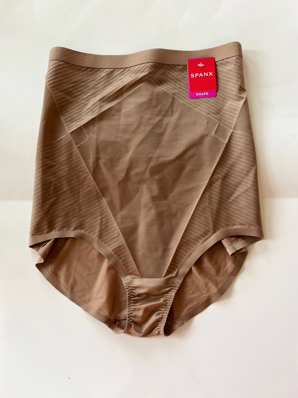 SPANX High-Waist Shaping Briefs in Brown